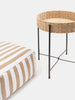 Sinsay Beige Striped Ottoman | Sinsay In Lebanon