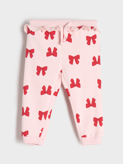 Sinsay Baby Girl's Pink Sweatpants With Cuffs | Sinsay In Lebanon