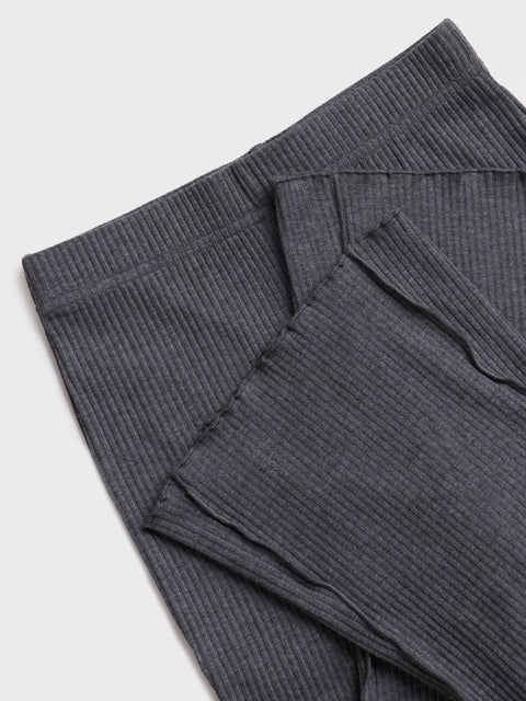 Sinsay Girl's Dark Grey Flare-fit Pants | Sinsay in Lebanon