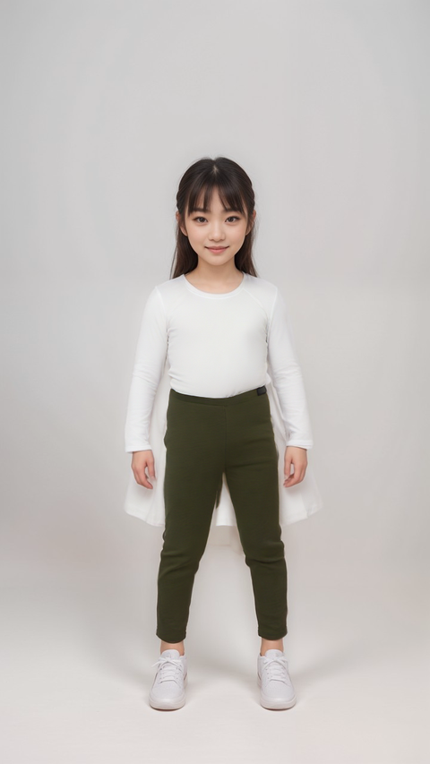 Terranova Girl's Olive Green Leggings| Terranova In Lebanon