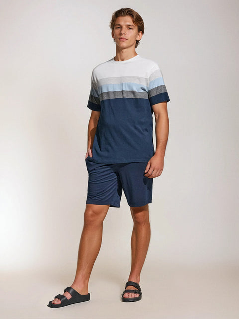 Sinsay Men's Navy Smooth Shorts | Sinsay In Lebanon