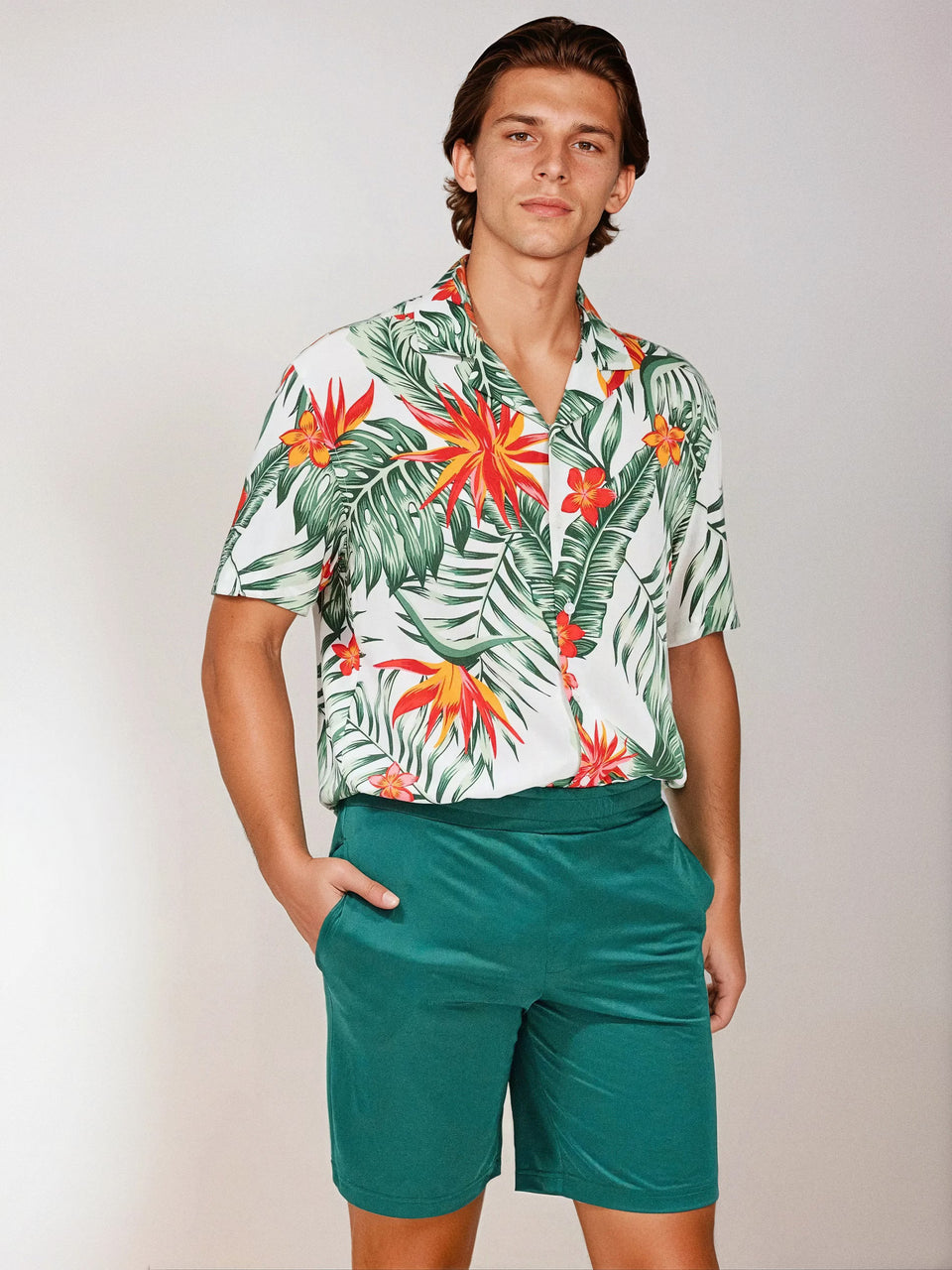 Sinsay Men's Green Adjustable Waist Short | Sinsay In Lebanon