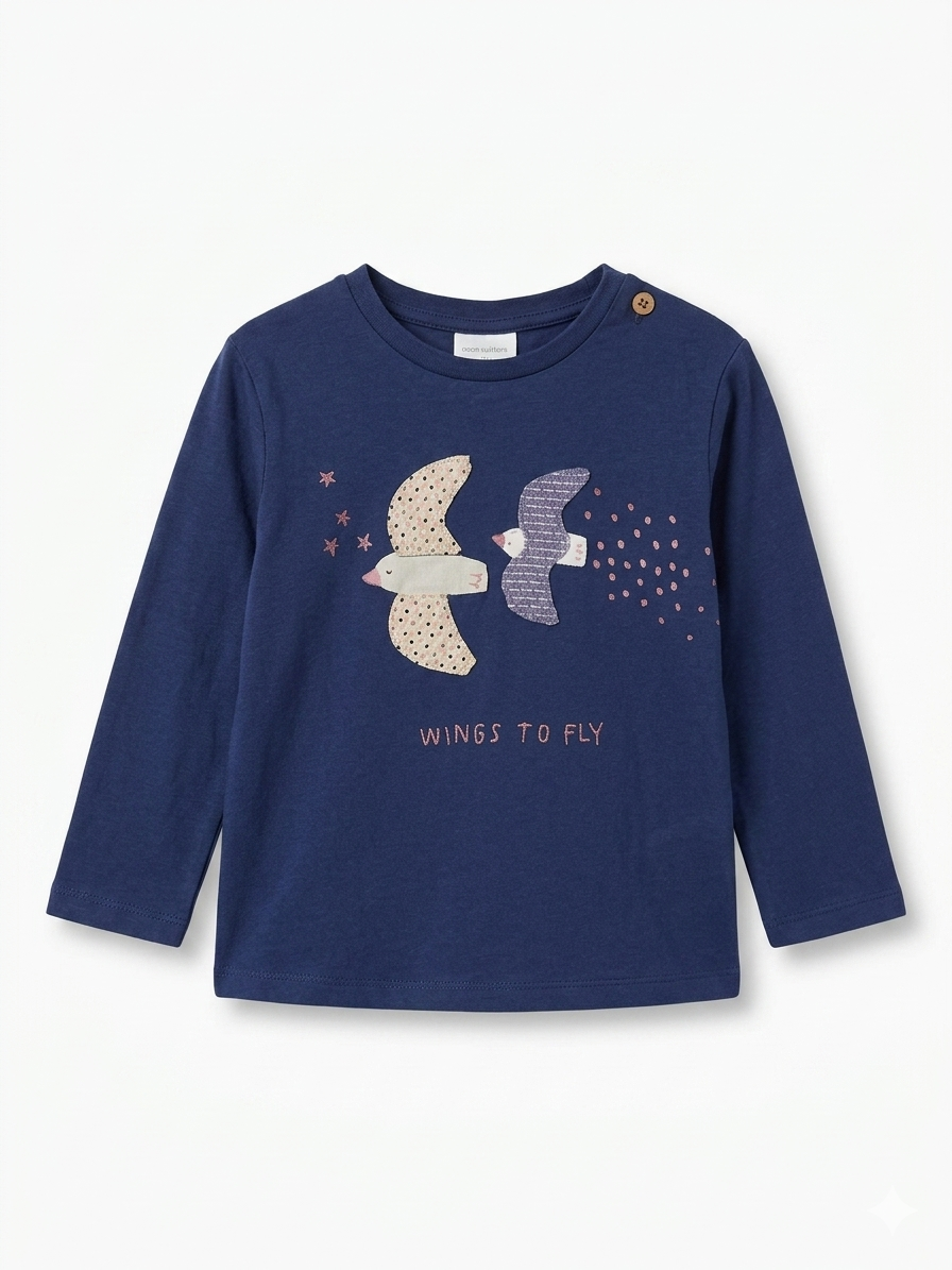 Zara Baby Girl's Navy Printed Blouse | Zara In Lebanon