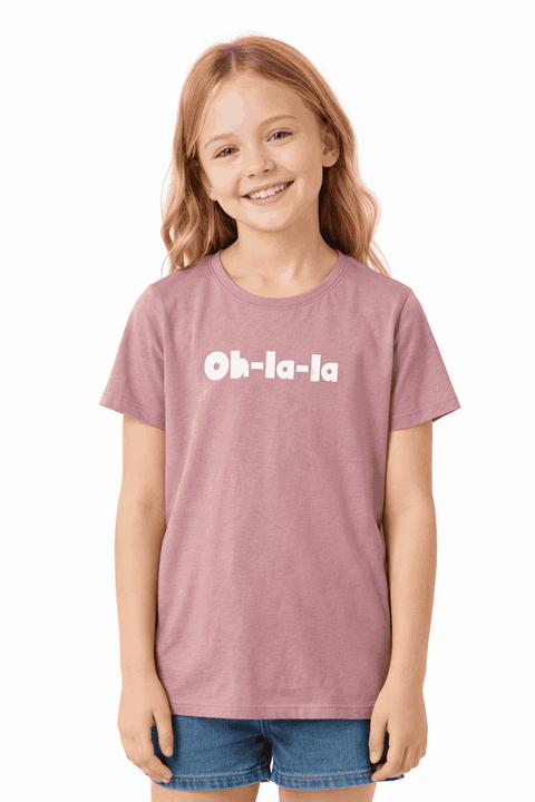 Sinsay Girl's Purple Crew Neck T-Shirt | Sinsay in Lebanon