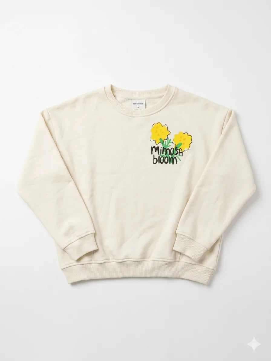 Zara Girl's White Printed Sweatshirt | Zara In Lebanon