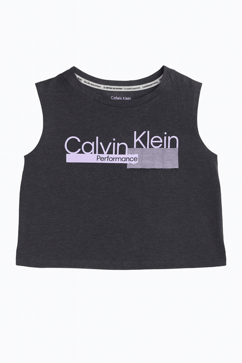 Calvin Klein Girl's Dark Grey T-Shirt |Calvin Klein In Lebanon
