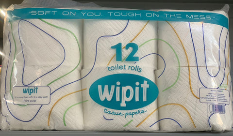 Wipit Toilet Roll 12 pcs | Wipit In Lebanon
