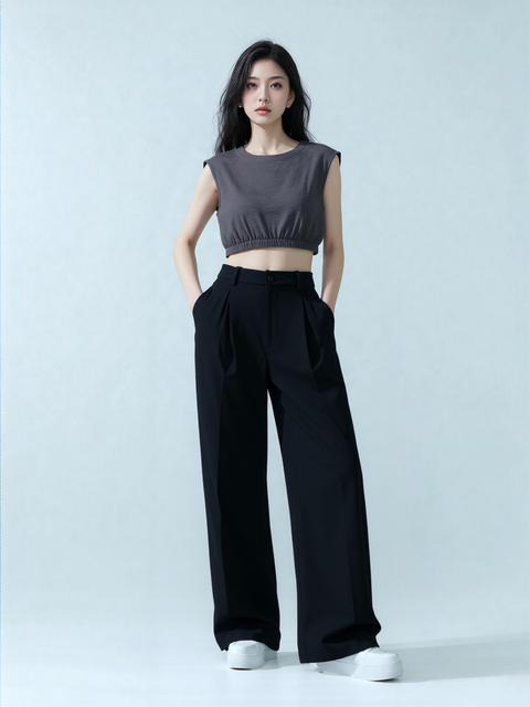 Calvin Klein Women's Grey Sleeveless Woven Blouse | Calvin Klein In Lebanon