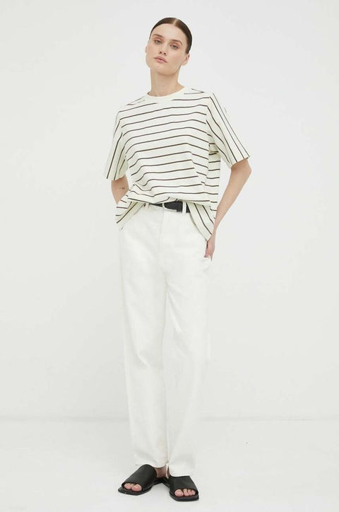 Wrangler Women's Off White Mom Straight Jeans | Wrangler In Lebanon