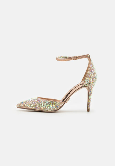 Steve Madden Women's Rose Gold  Rhinestone Linsey-R Heels |Steve Madden In Lebanon