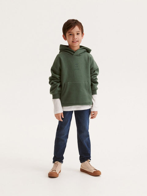 Reserved Boy's Dark Blue Elastic Carrot Jeans | Reserved In Lebanon