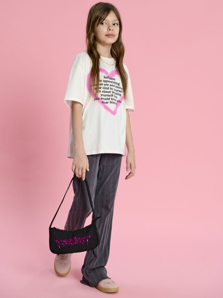 Sinsay Girl's Dark Gray Flared Leggings