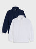 Sinsay boys white/navy 2-pack polo AYA