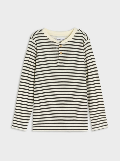 Sinsay Boy's Grey/Cream Long sleeve 2 pack Blouse  | Sinsay in Lebanon