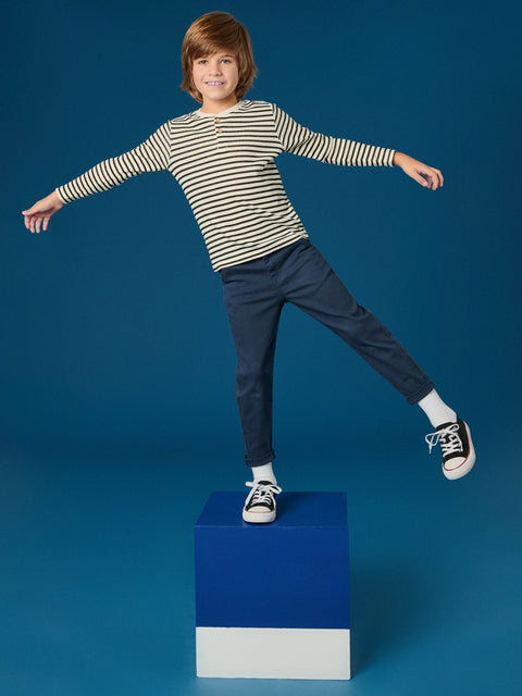 Sinsay Boy's Grey/Cream Long sleeve 2 pack Blouse  | Sinsay in Lebanon