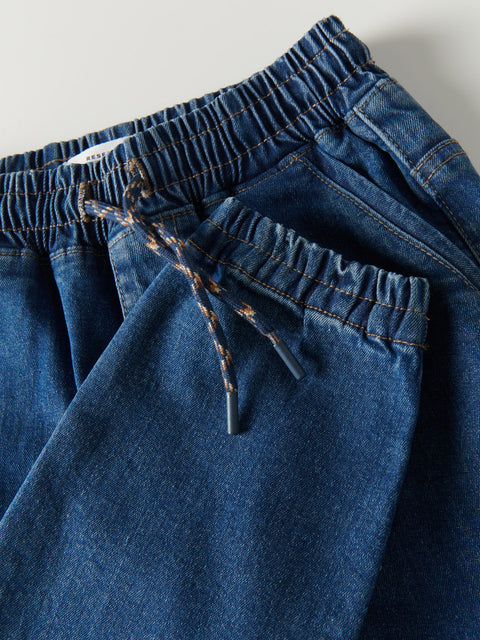 Reserved Boy's Blue Denim Cargo Joggers | Reserved In Lebanon
