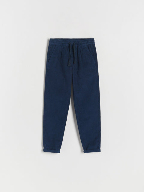 Reserved Boy's Navy Pull Up Chino Pants | Reserved In Lebanon