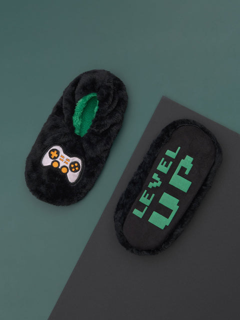 Sinsay Baby Boy's Black Gaming Print Panduf | Sinsay In Lebanon