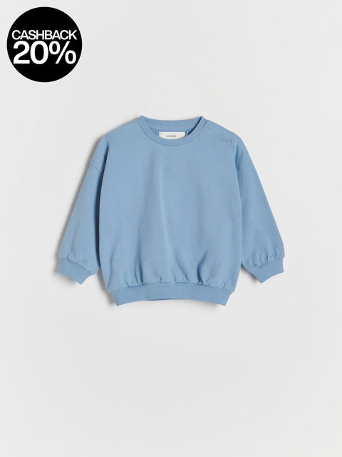 Reserved Baby Boy's Light Blue Cotton Sweatshirt | Reserved In Lebanon
