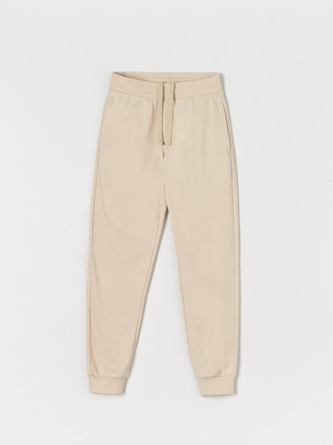 Sinsay Men's Beige Ruched Leg Hem Sweatpant|Sinsay In Lebanon