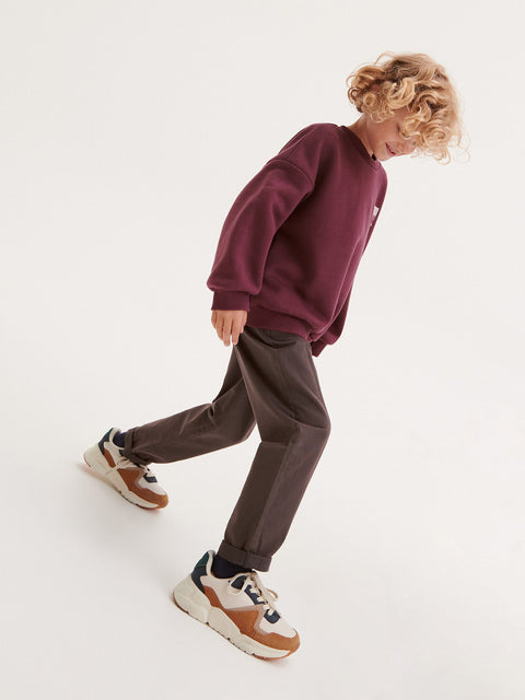 Reserved Boy's Dark Grey Chino Trousers | Reserved In Lebanon