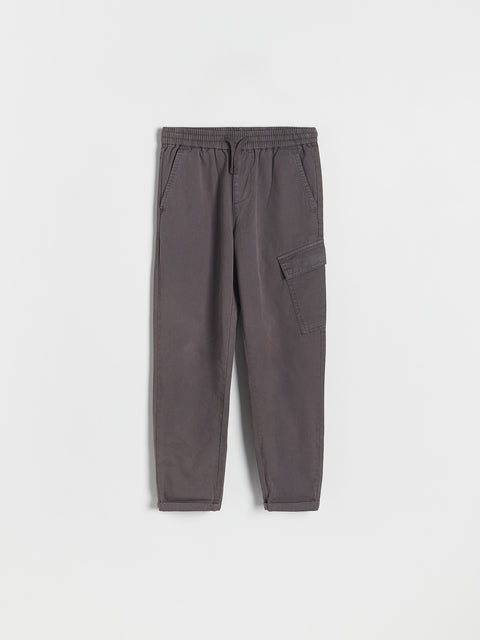 Reserved Boy's Dark Grey Chino Trousers | Reserved In Lebanon