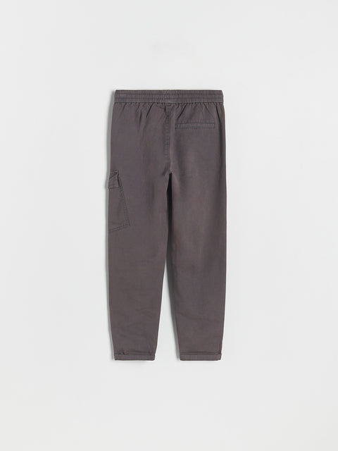Reserved Boy's Dark Grey Chino Trousers | Reserved In Lebanon
