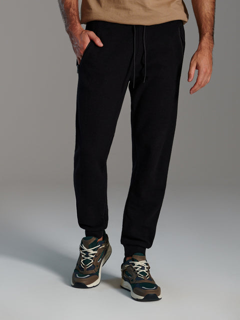 Sinsay Men's Black Tie Waist belt Sweatpants   | Sinsay in Lebanon