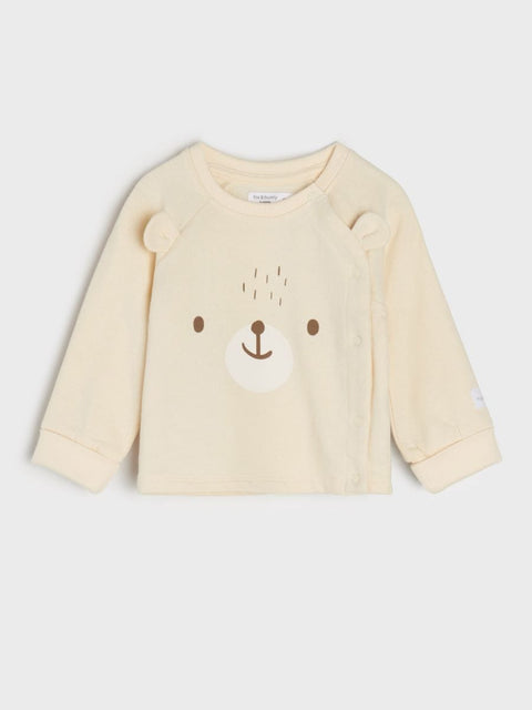 Sinsay Baby Girl's Light Yellow Printed Long Sleeve Blouse |Sinsay In Lebanon