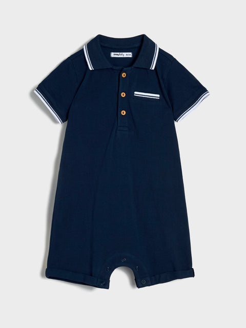 Sinsay Baby Boy's Navy Cotton   Overall    |Sinsay  in Lebanon