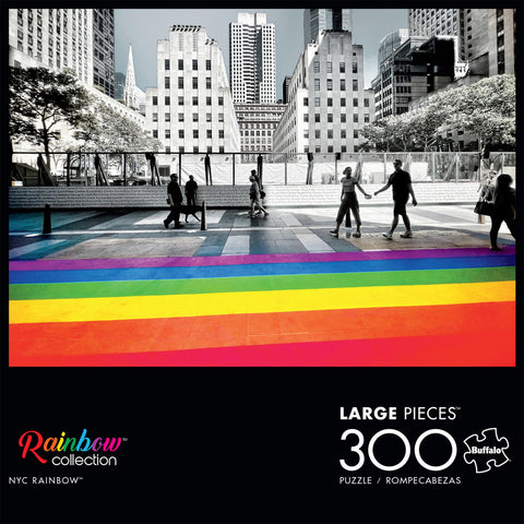 Buffalo Games Rainbow NYC Rainbow Large Pieces Jigsaw Puzzle 300pc |Buffalo Games In Lebanon