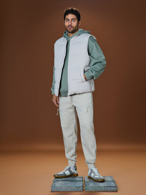 Sinsay Men's Beige Cargo Sweatpant|Sinsay In Lebanon