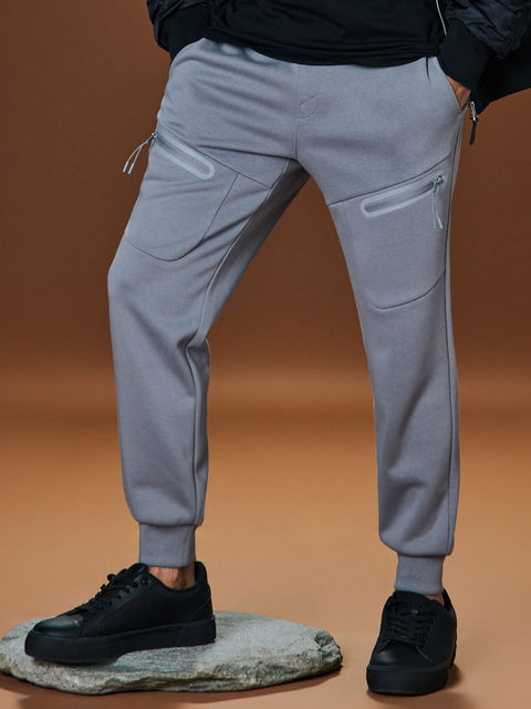Sinsay Men's Gray Elastic Waist Sweatpants | Sinsay In Lebanon