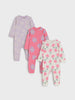 Sinsay Baby Girl's 3-Pack Overall Multicolored AYA