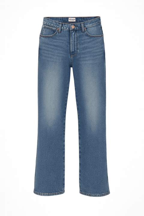 Wrangler Men's Dark Blue  Loose Bootcut Jeans | Wrangler In Lebanon