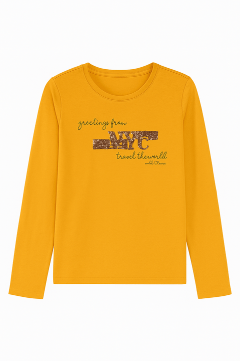 S.Oliver Girl's Mustard Blouse | S.Oliver In Lebanon