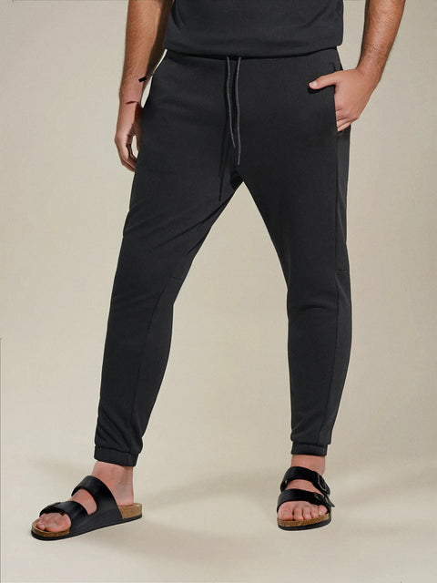 Sinsay Men's Black Cotton-Blend Jogger Pant | Sinsay In Lebanon