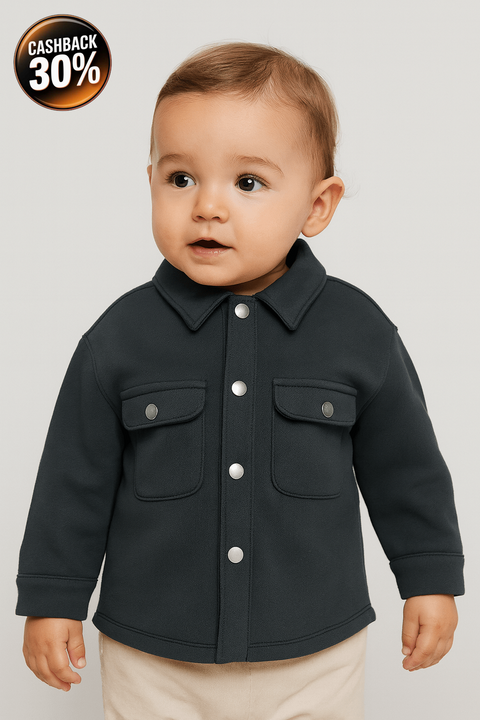 Zara Baby Boy's Grey Long-Sleeve Blouse | Zara in Lebanon
