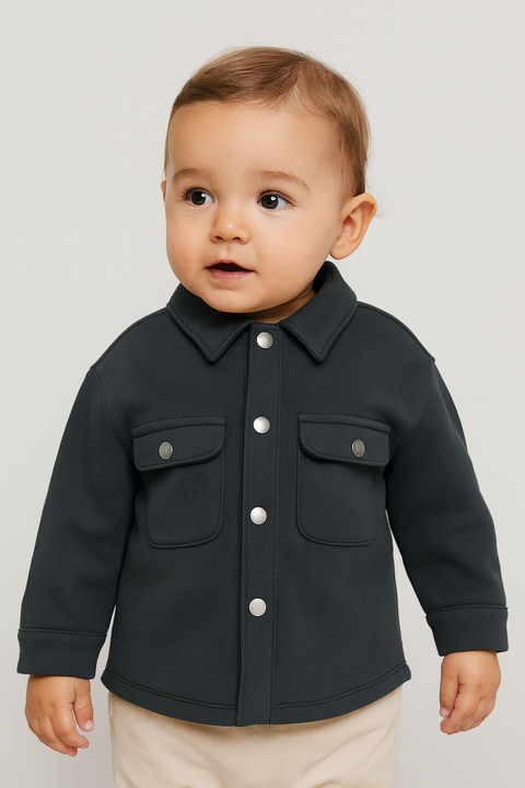 Zara Baby Boy's Grey Long-Sleeve Blouse | Zara in Lebanon