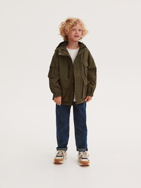 Reserved Boy's Olive Green Oversized Jacket | Reserved In Lebanon