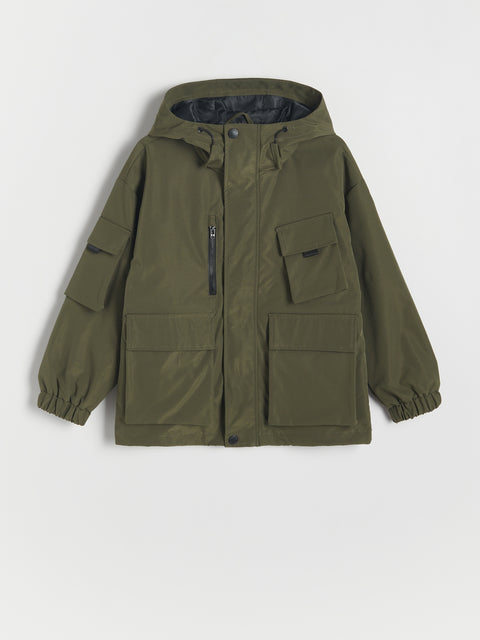 Reserved Boy's Olive Green Oversized Jacket | Reserved In Lebanon