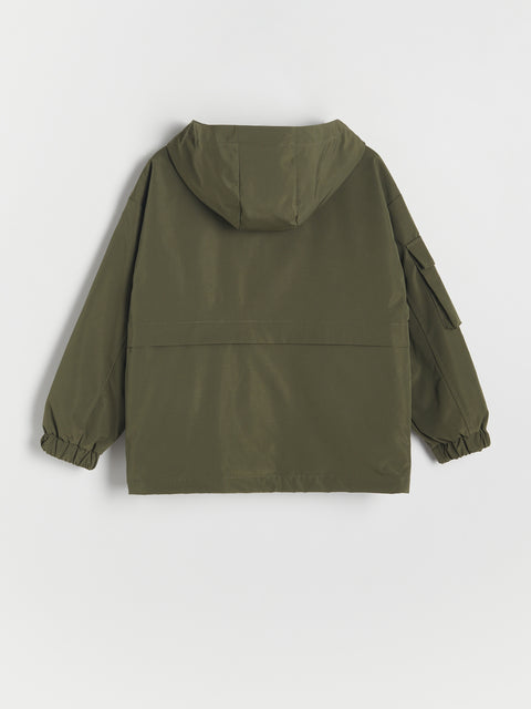 Reserved Boy's Olive Green Oversized Jacket | Reserved In Lebanon