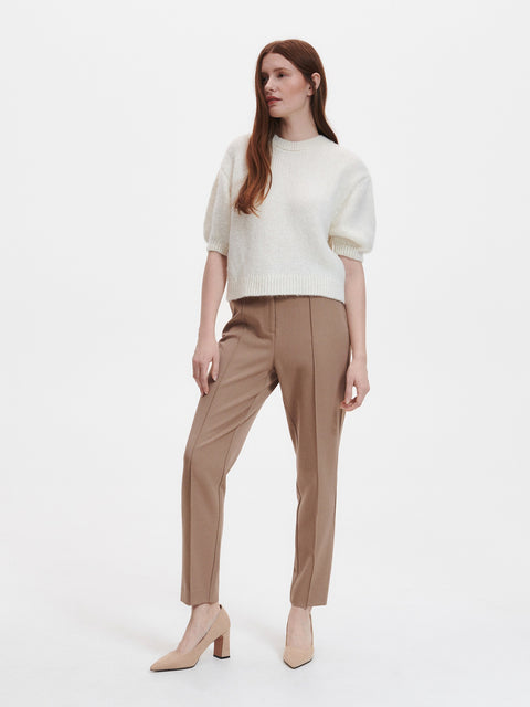 Reserved Women's Tan Stitched Pant | Reserved In Lebanon