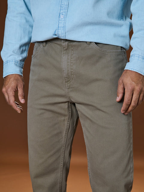 Sinsay Men's Khaki Regular Fit Trouser|Sinsay In Lebanon