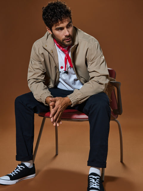 Sinsay Men's Black Regular-Fit Straight-Cut Pant | Sinsay In Lebanon