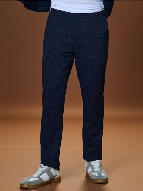 Sinsay Men's Navy Kingsbury Trousers | Sinsay In Lebanon