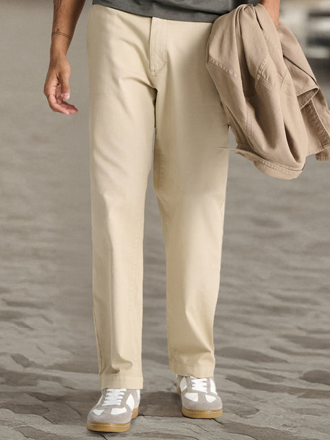 Sinsay Men's Beige Straight Fit Trousers | Sinsay In Lebanon