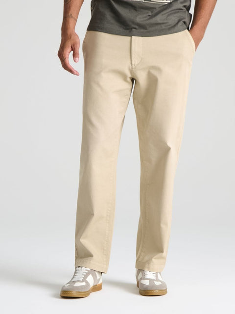 Sinsay Men's Beige Straight Fit Trousers | Sinsay In Lebanon