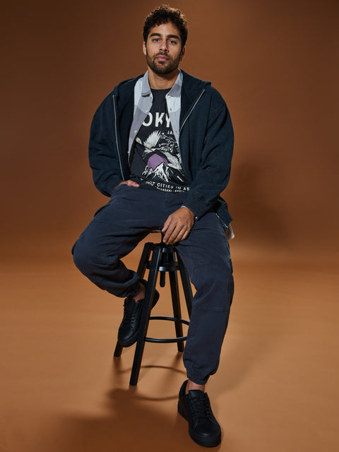 Sinsay Men's Navy Cargo Regular Jogger|Sinsay In Lebanon