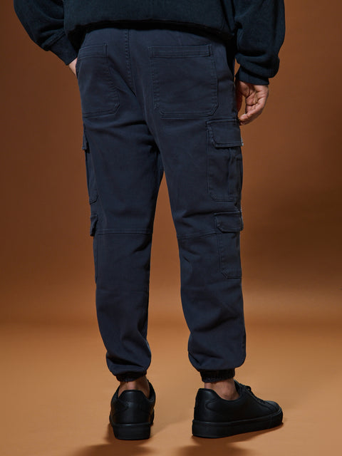 Sinsay Men's Navy Cargo Regular Jogger|Sinsay In Lebanon